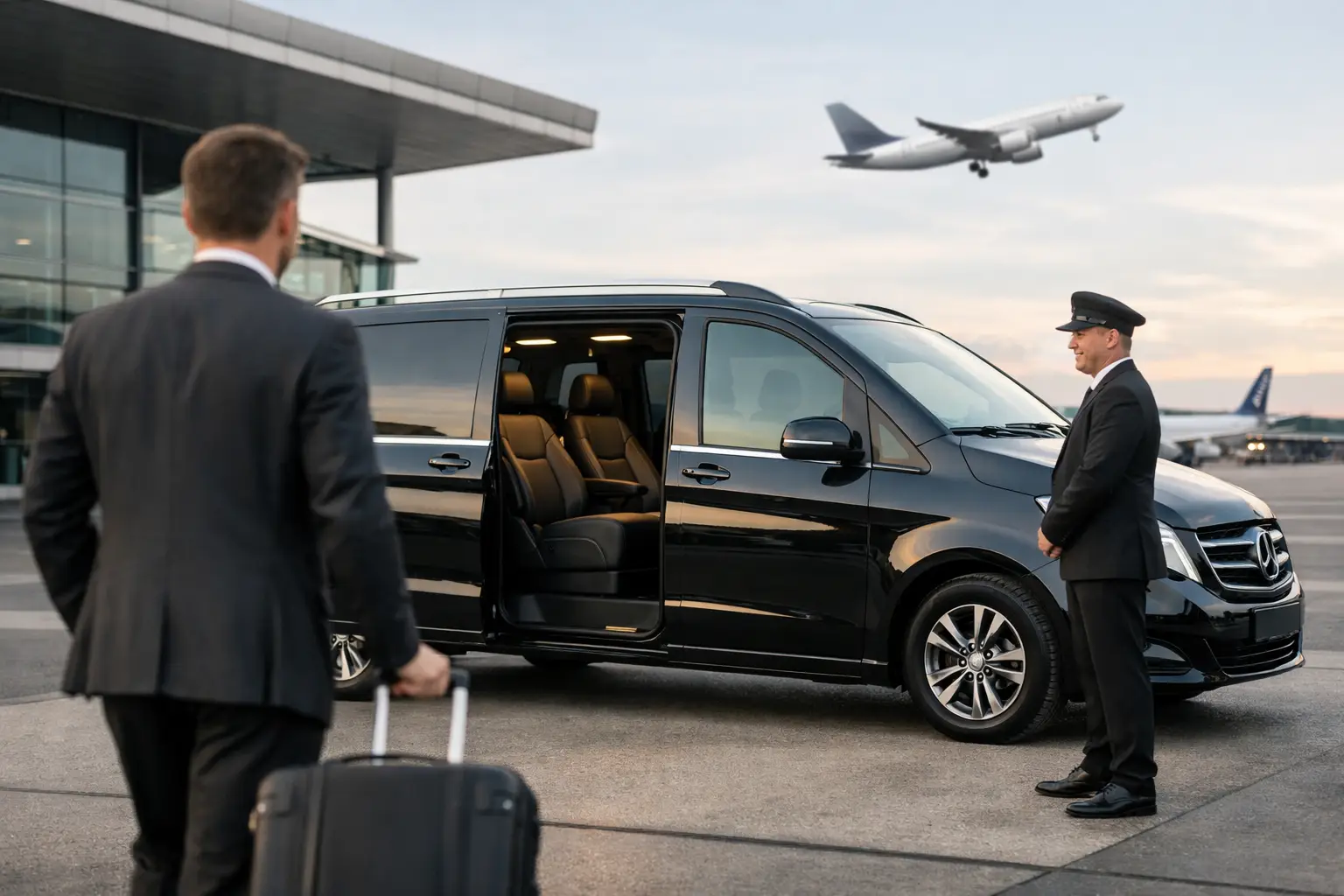 Transfer aeroporto van com padrão executivo