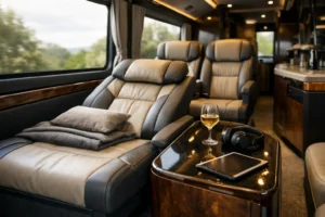 Van-banco-leito-SP para viagens premium