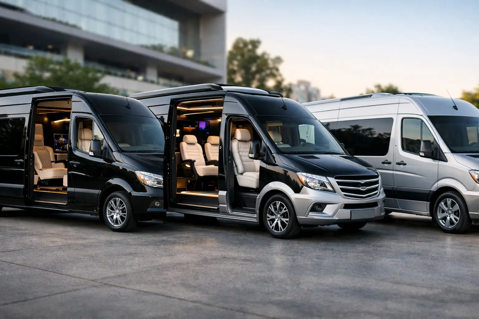 VaideVan transporte executivo - Limovan, jet van ou van executiva: diferenças