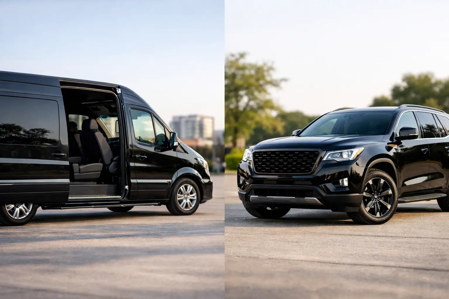 Van executiva ou SUV: qual vale mais?