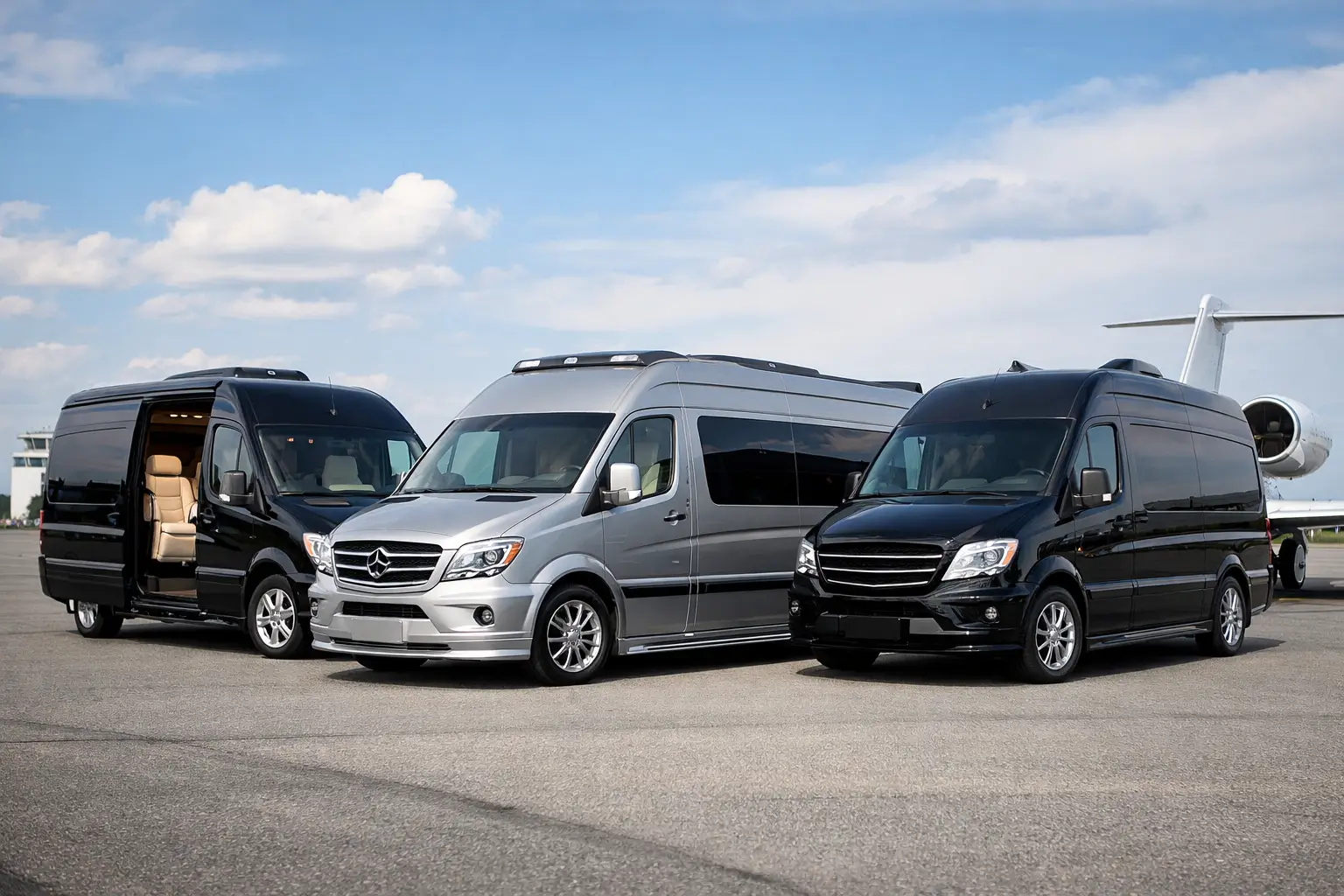 Van executiva x limovan x jetvan: qual escolher?