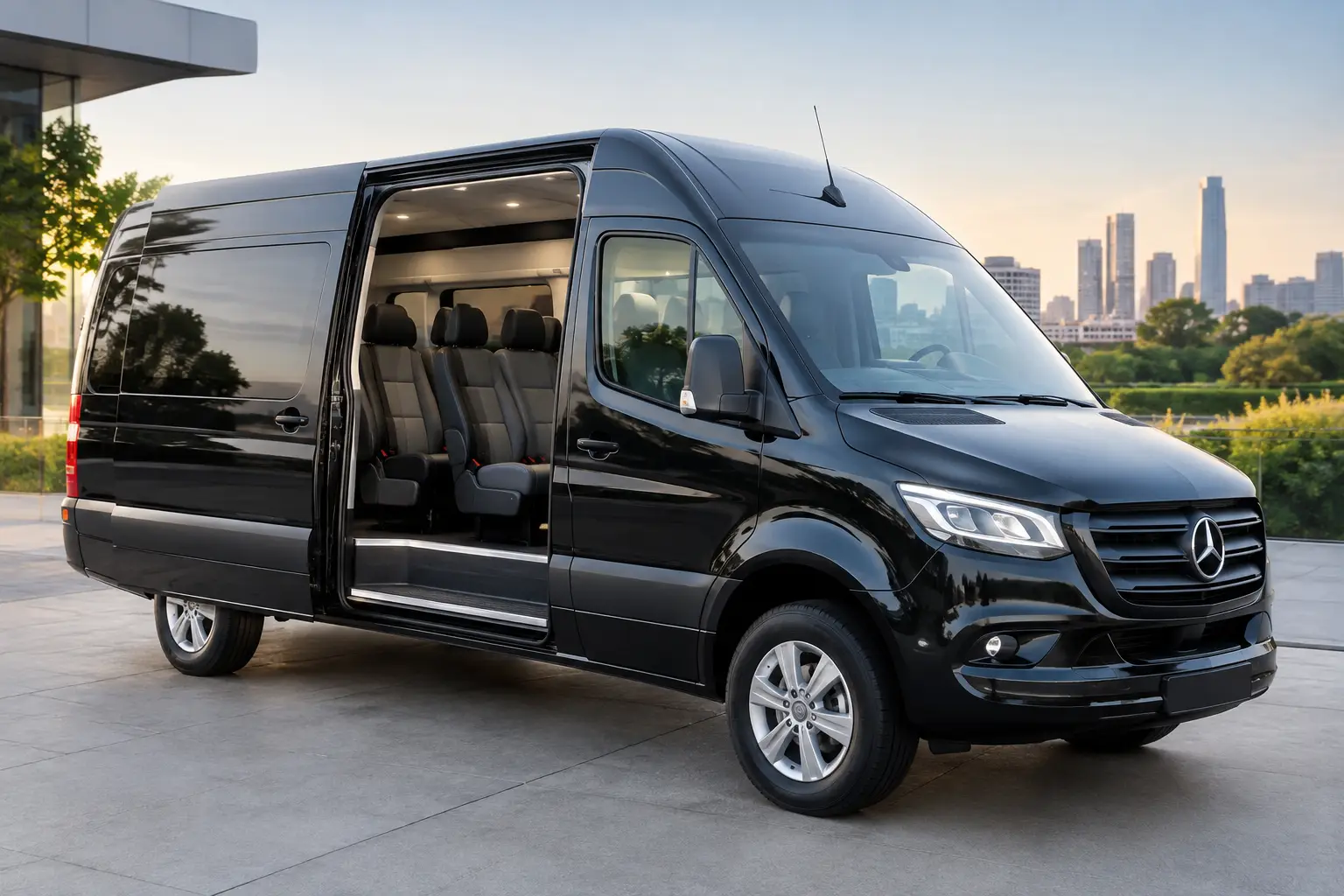 VaideVan transporte executivo - Locação Sprinter 7 lugares com padrão executivo